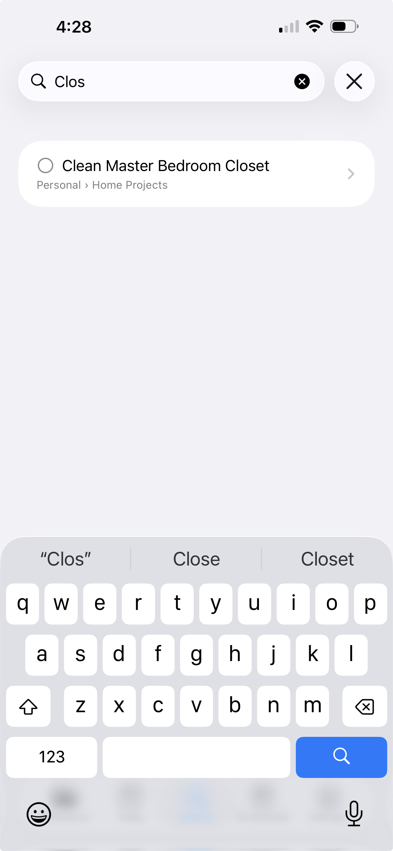 Global search